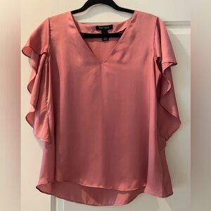 White House Black Market flutter sleeve blouse